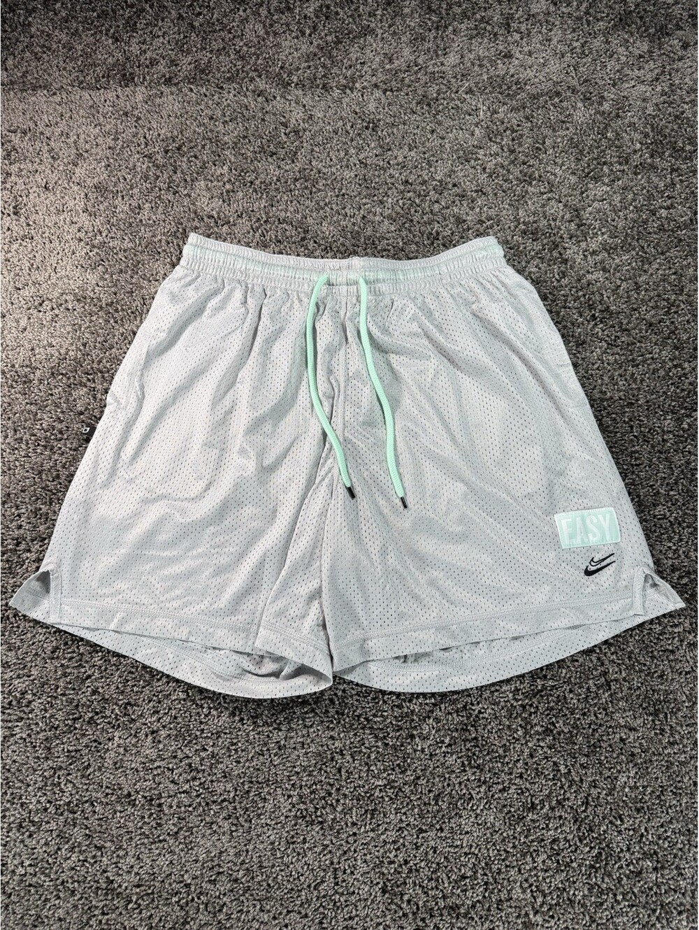 Nike Basketball Shorts Men XXL Kevin Durant KD Mesh Shorts Grey